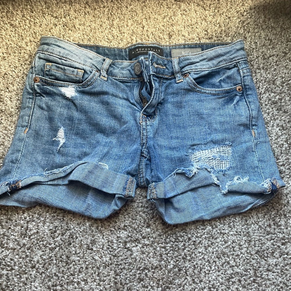 Aeropostale midi fit Jean shorts